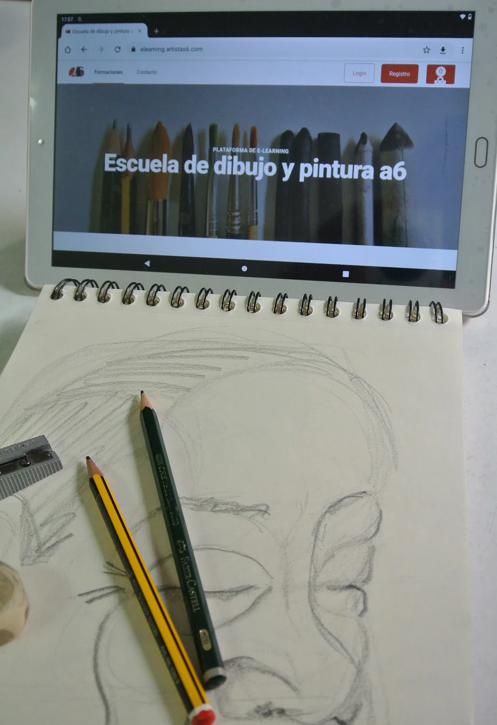 a6 Escuela de dibujo y pintura