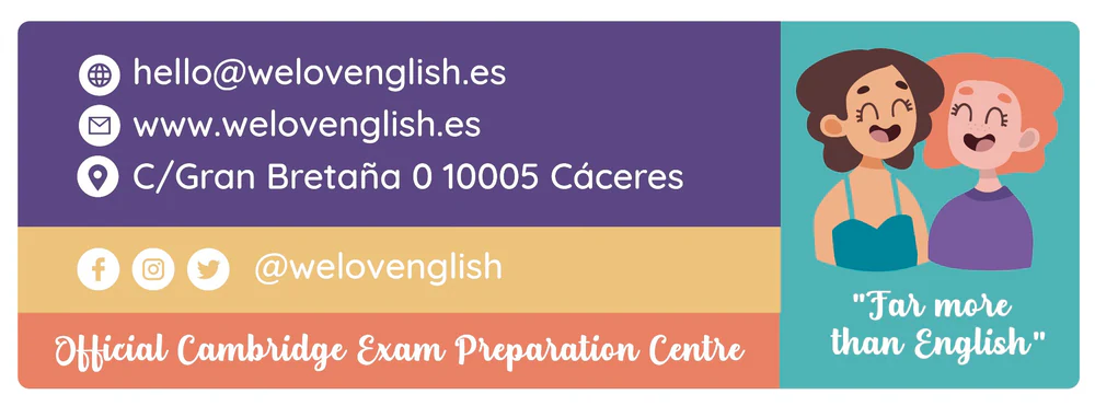 We Love English | Academia de inglés en Cáceres
