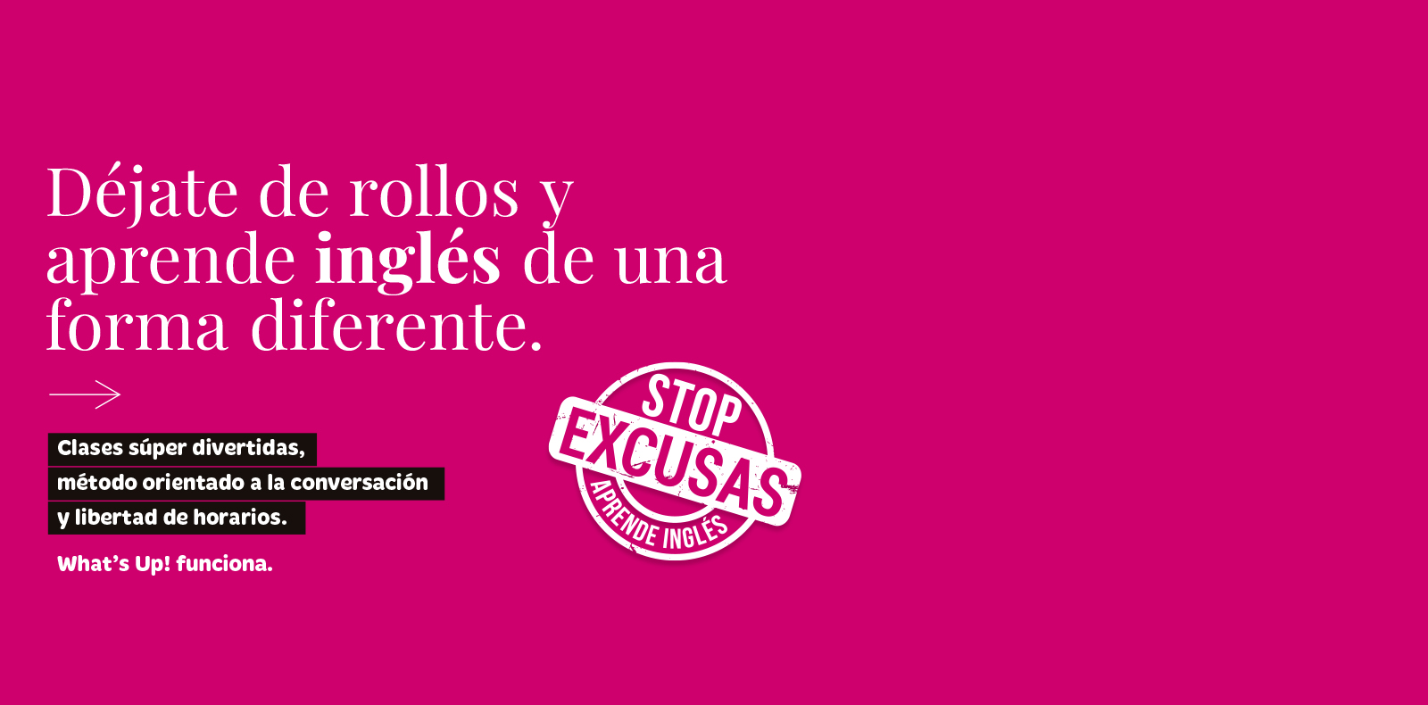 What's Up! | Academia de inglés Badalona
